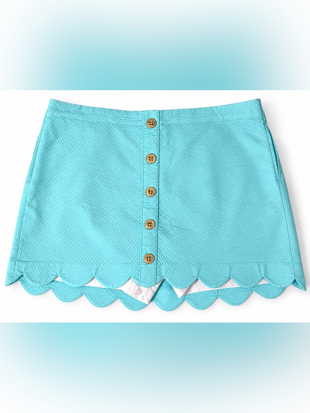 Lilly Pulitzer Kaylie Skort Size 14 Blue Ibiza NWT Women’s $88 MSRP